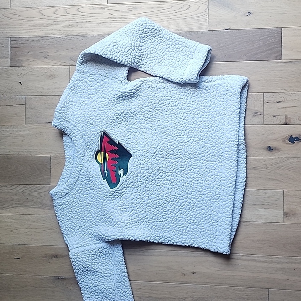 Girls Wild Sherpa sweatshirt
